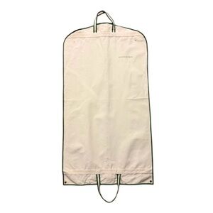 MASHBURN Business Travel Core Ivory Canvas Garment Suit Dress Cover Foldable Bag